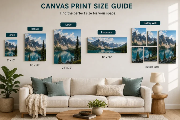 Canvas Print Size Guide for Vancouver Homes: Choosing the Right Fit for Every Wall