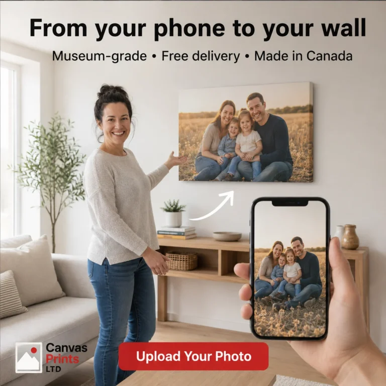 Canvas Prints Made in Canada: A Vancouver Guide to Materials, Colour, and Coastal Homes