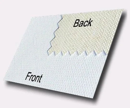 image of canvas front and back